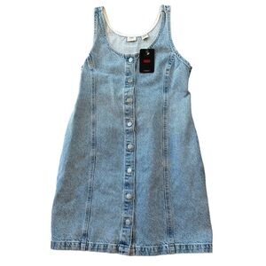 Levi's Light Blue Denim Sleeveless Dress